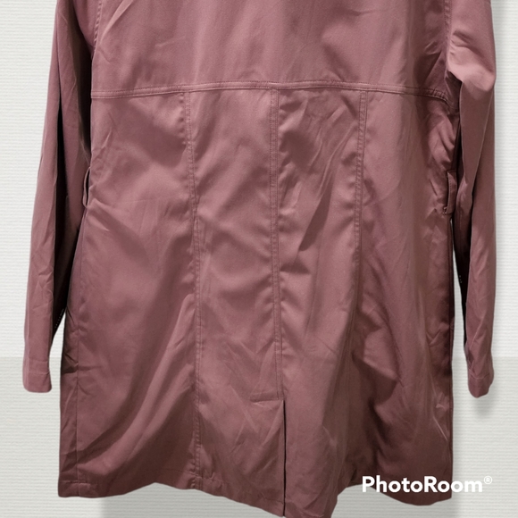 Maurices mauve trench coat, size large - Picture 4 of 5